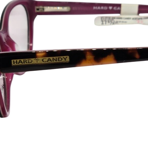 Hard Candy Womens Cat Eye Glasses Frames Tortoise & Pink Acetate 51-16-135 HC09 - Picture 4 of 9